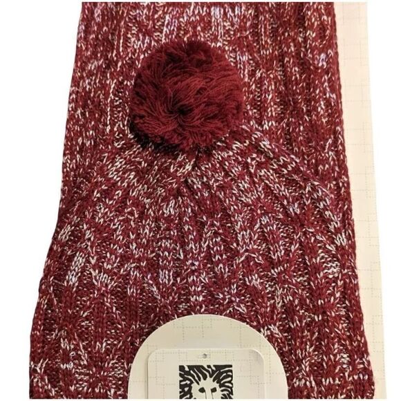 Nwt Anne Klein Knit Scarf Hat Set Winter Snow Snowboarding Ski - Picture 1 of 9